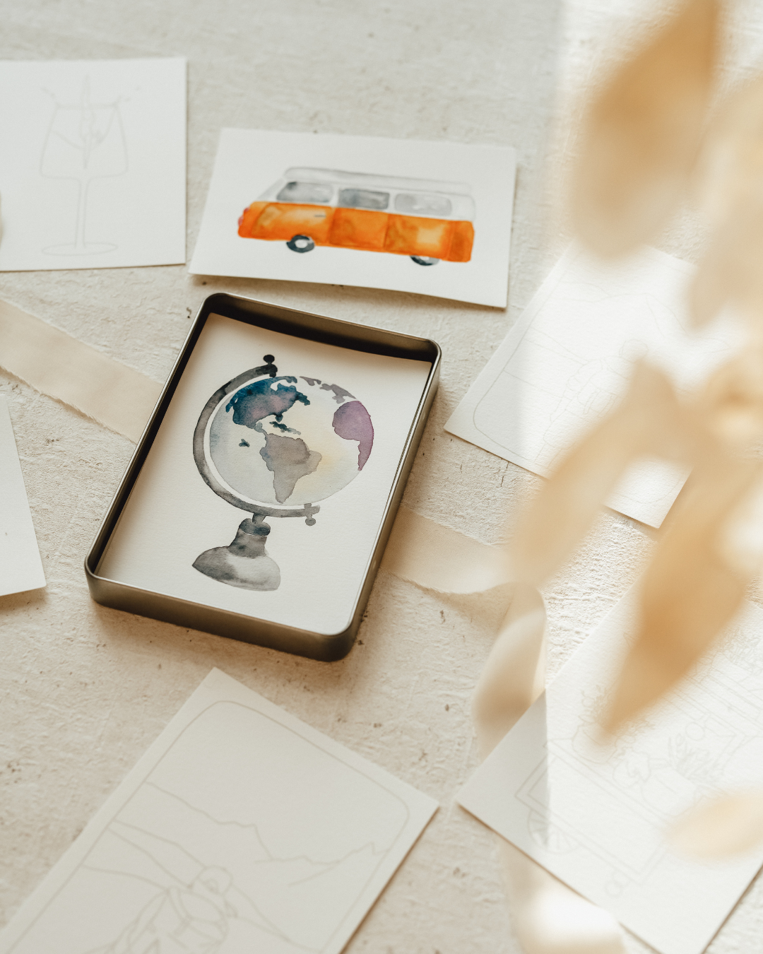 LIFESTYLE & TRAVEL Motiv-Vorlagen Box