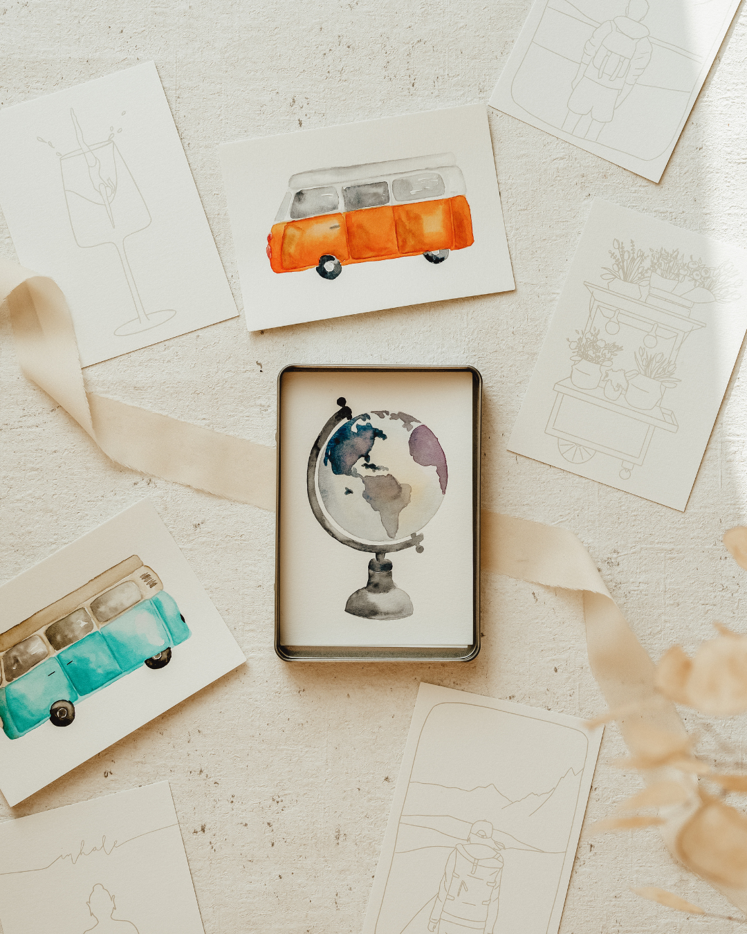 LIFESTYLE & TRAVEL Motiv-Vorlagen Box