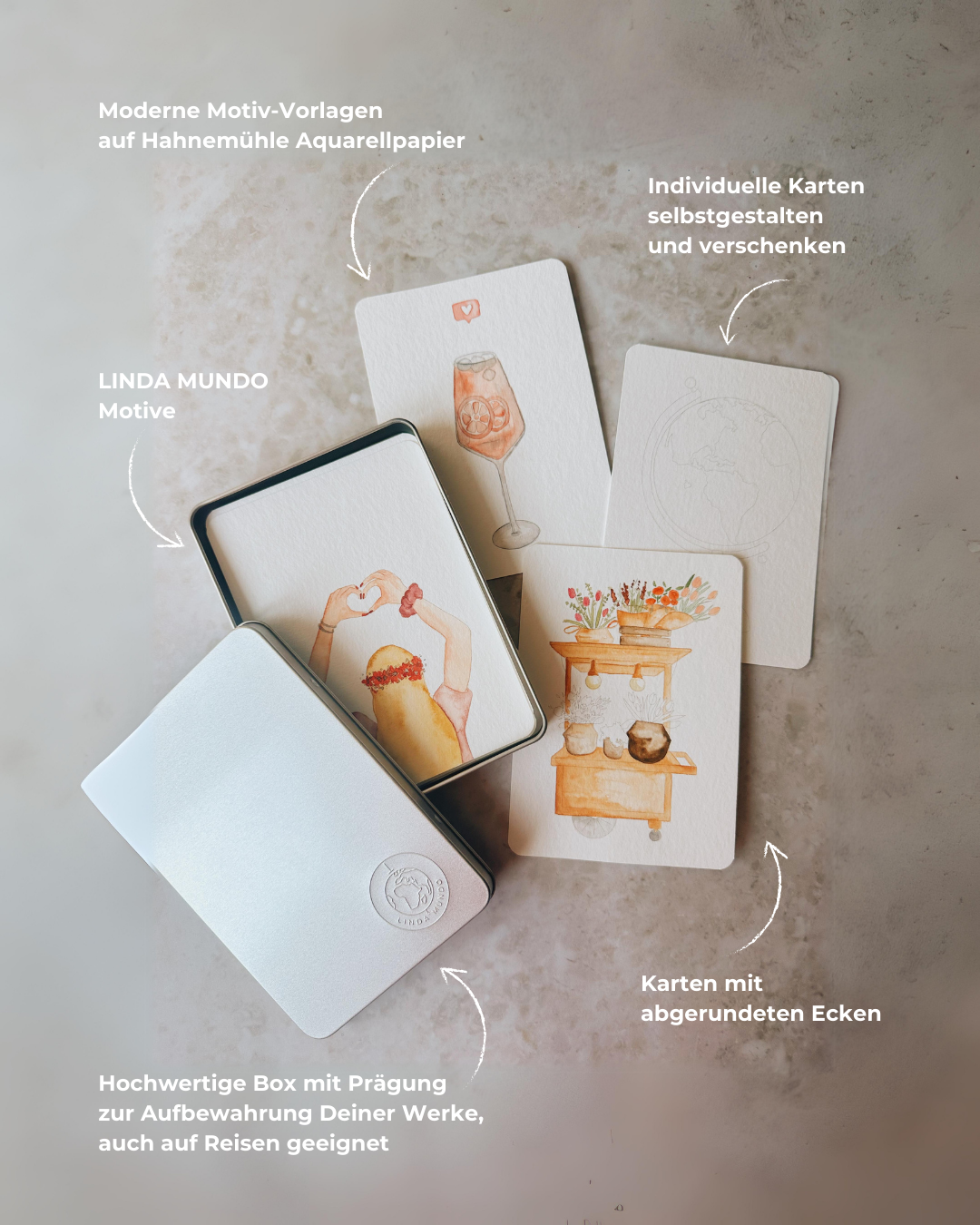 LIFESTYLE & TRAVEL Motiv-Vorlagen Box