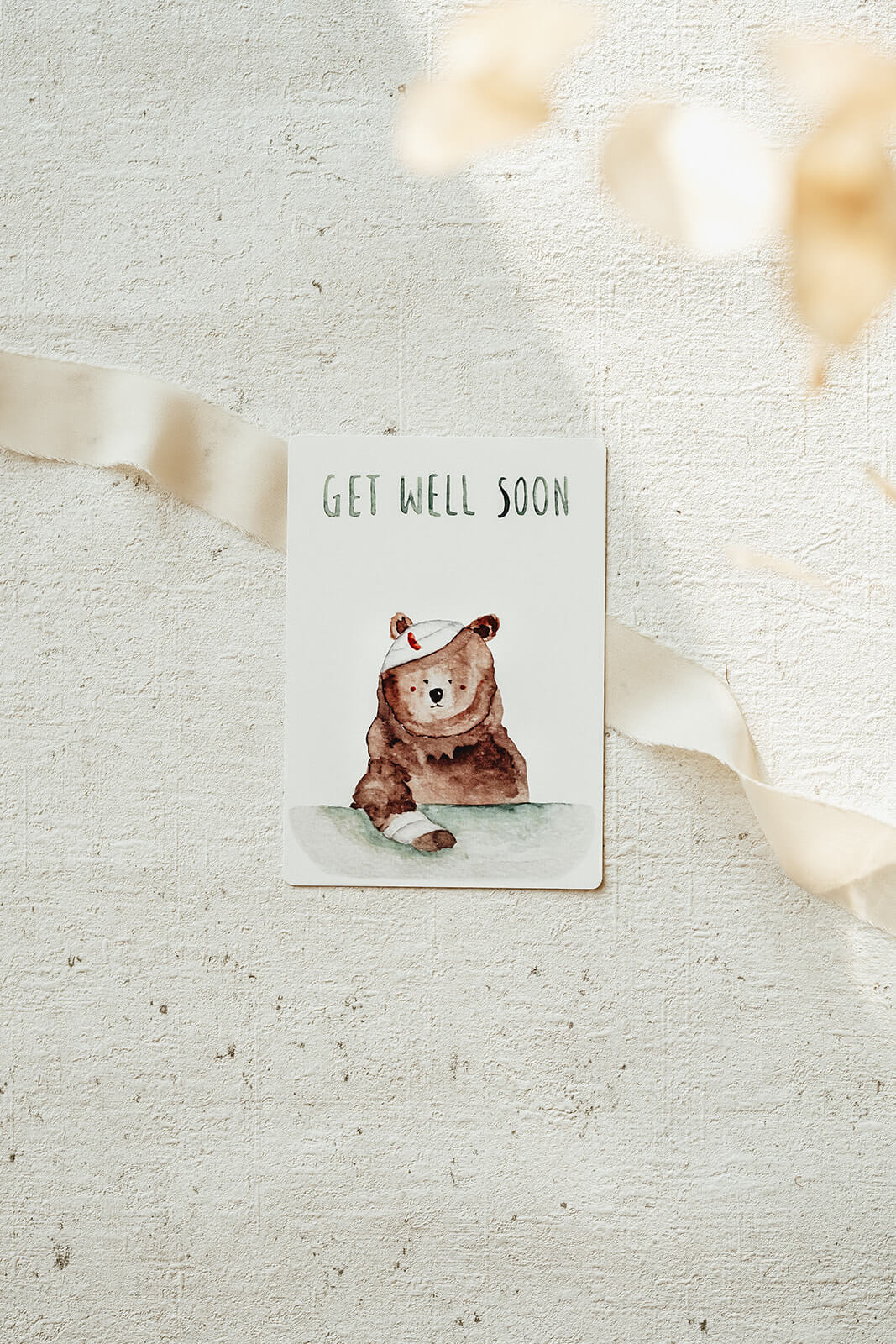 Karte Gute Besserung Bär