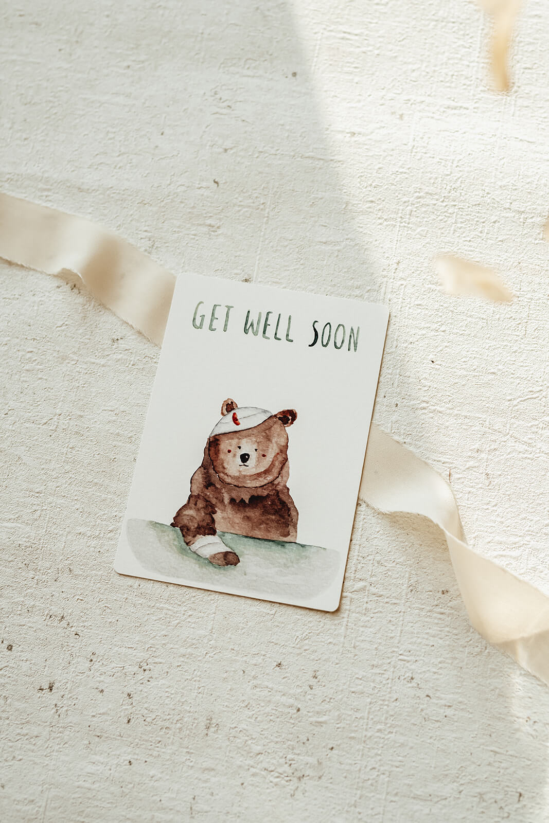 Karte Gute Besserung Bär