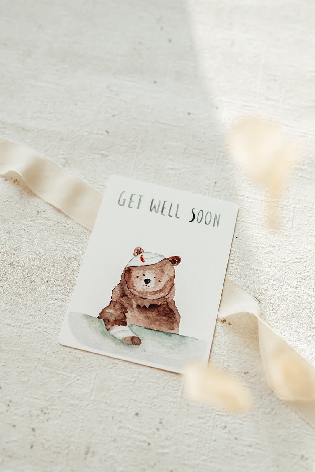 Karte Gute Besserung Bär