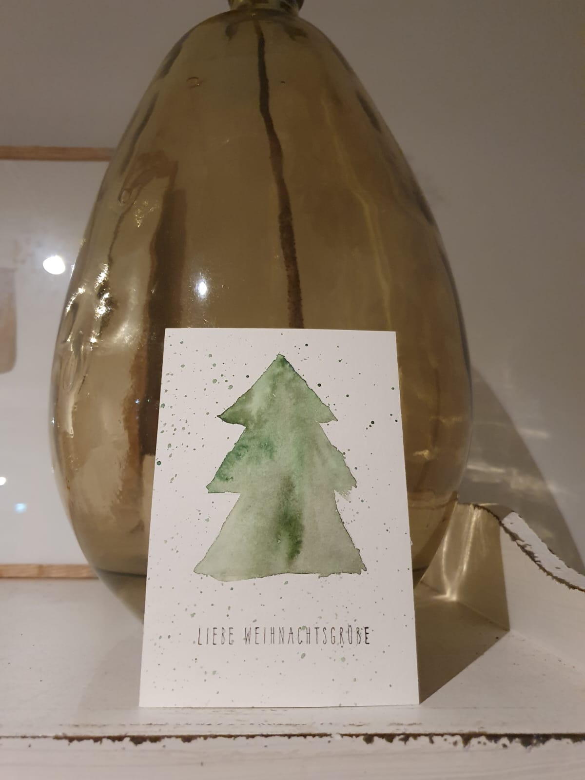Aquarell Malkurs Weihnachten und Basilika Motiv - Seligenstadt