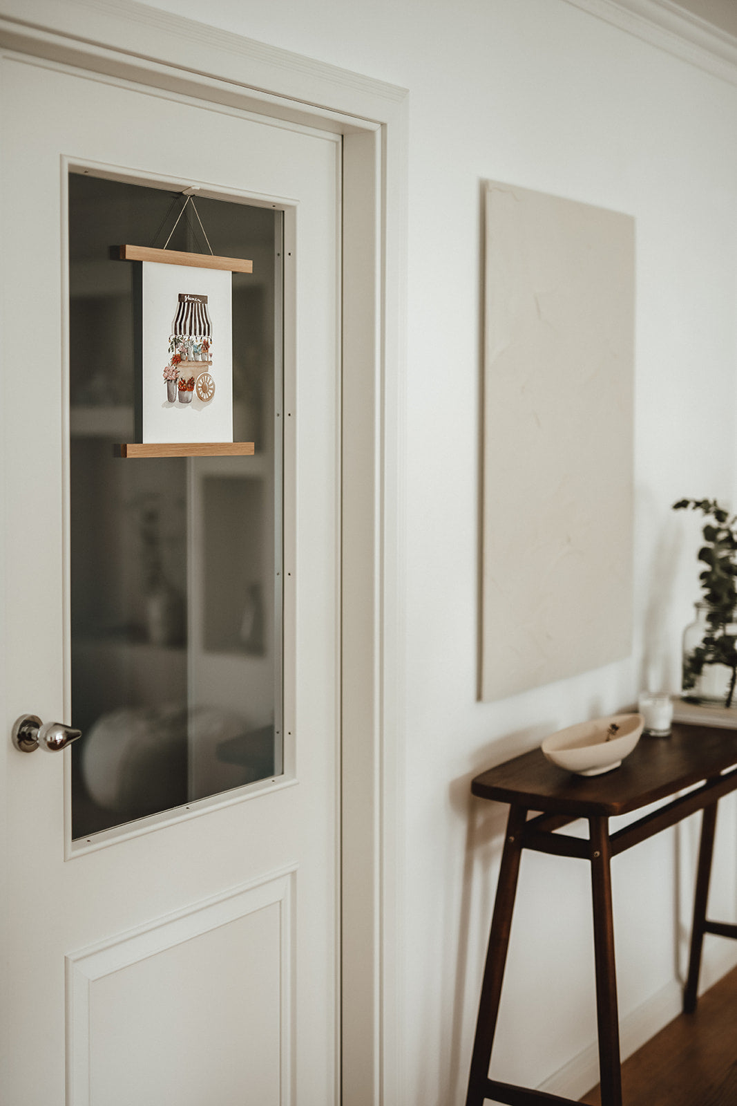 Poster Blumenwagen DIN A4