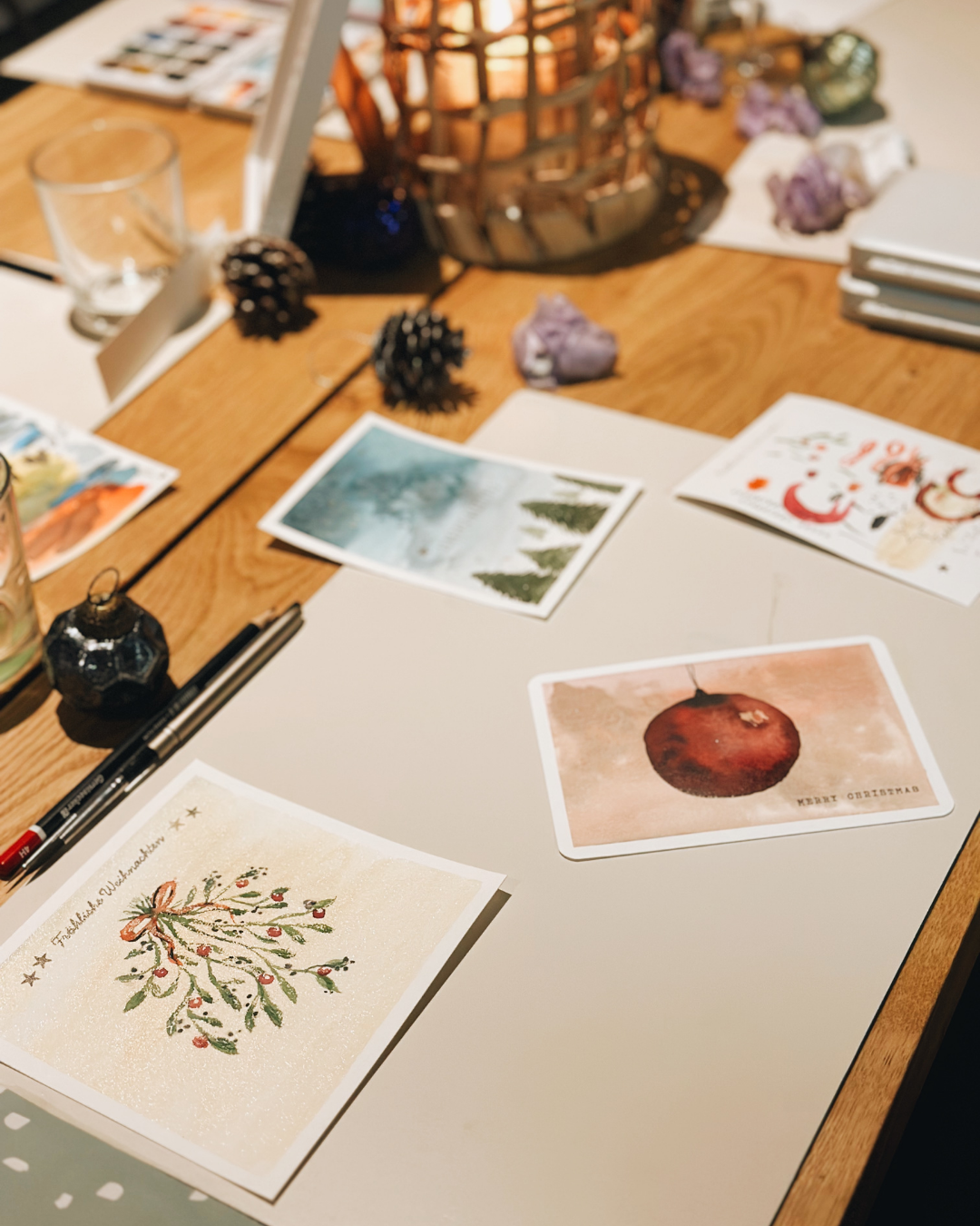 Watercolor Christmas Cards