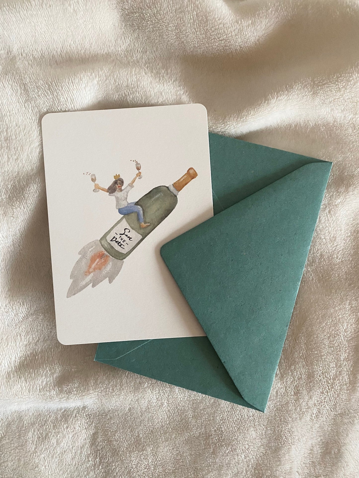 Postkarte Einladung SAVE THE DATE