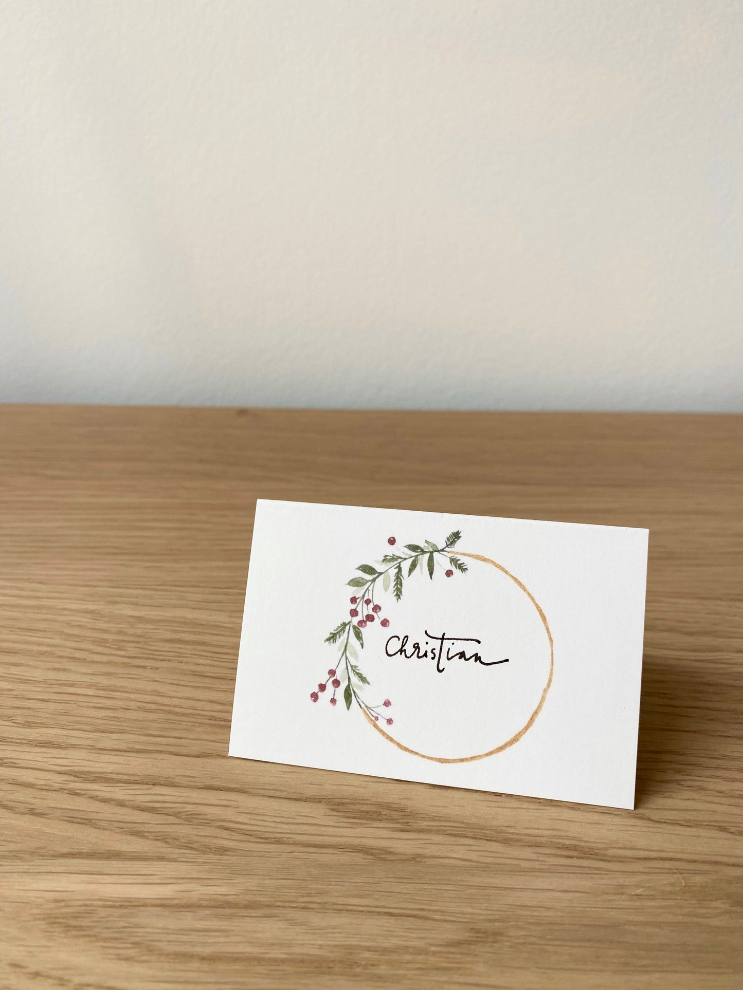 Platzkarten 6er Set Weihnachten