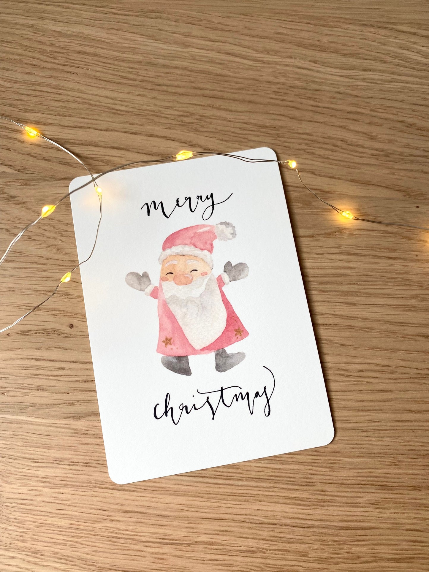 Weihnachtskarte Santa Weihnachtsmann
