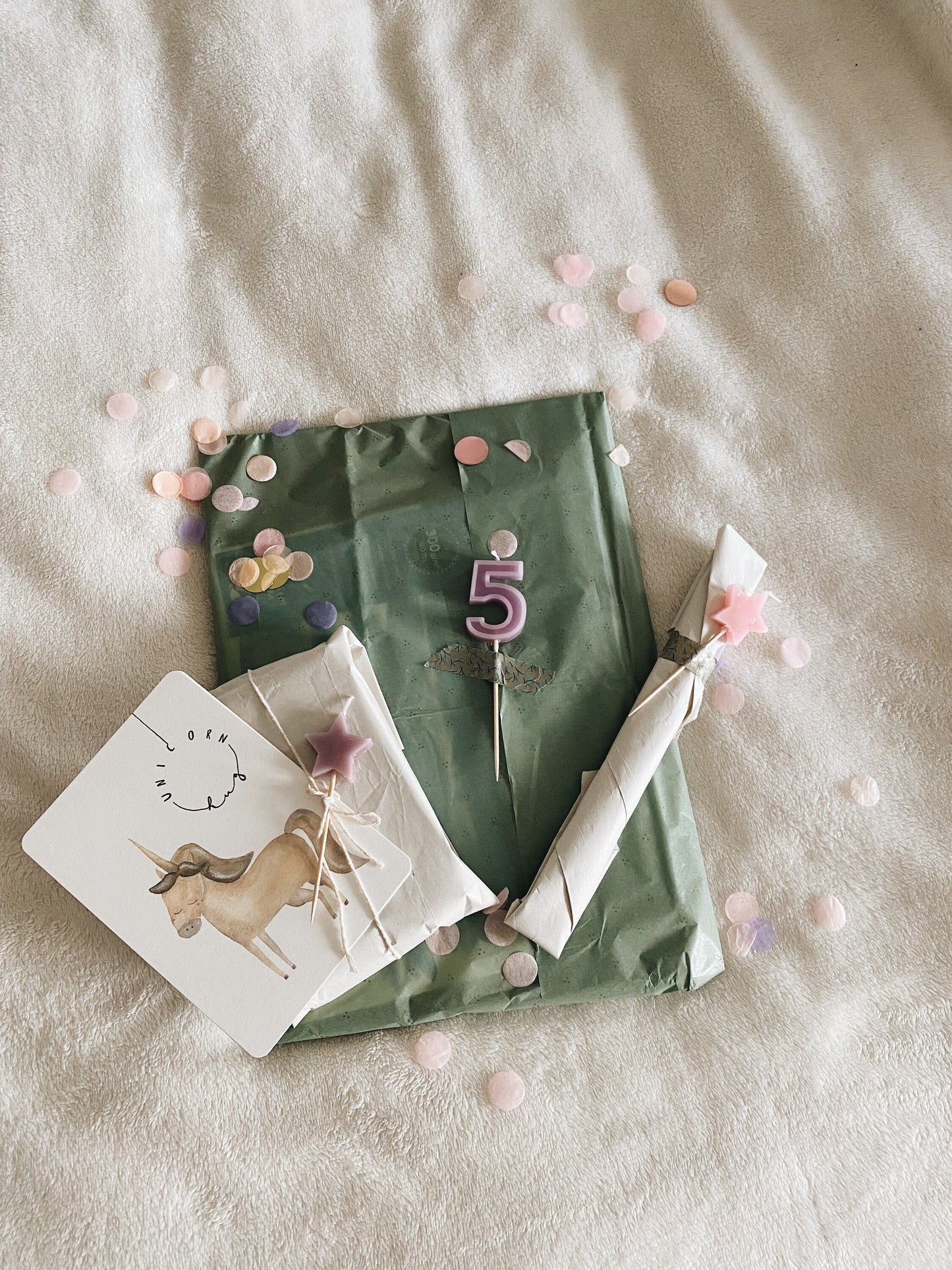 Postkarte Einhorn