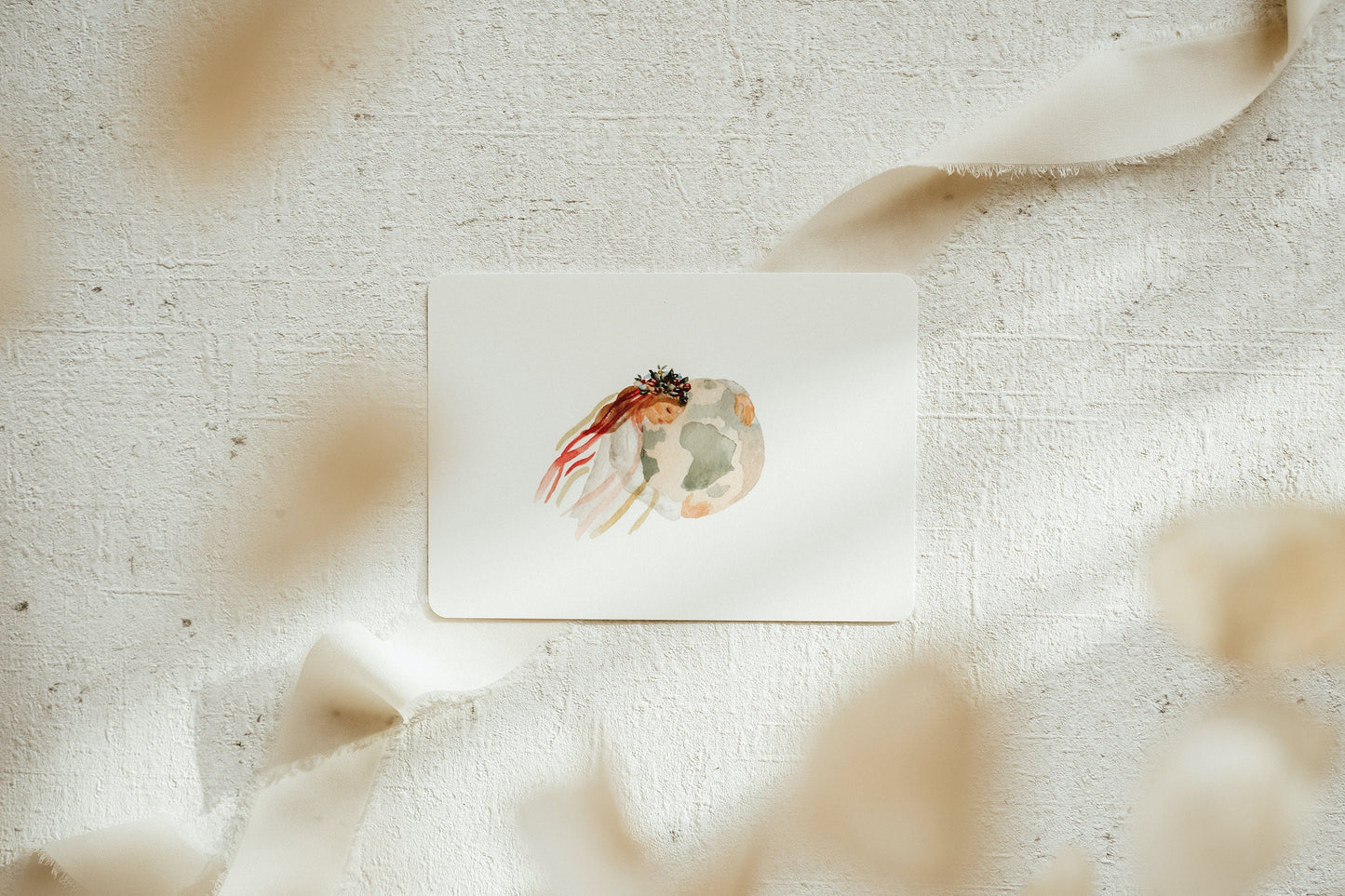 Postkarte Weltliebe
