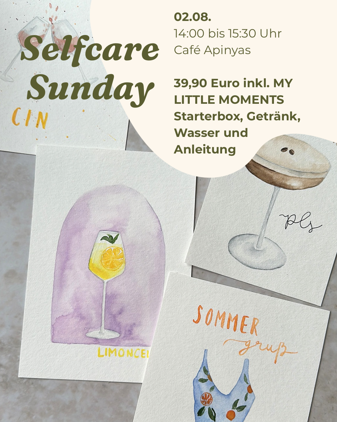 Selfcare Sunday | Matcha & Paint