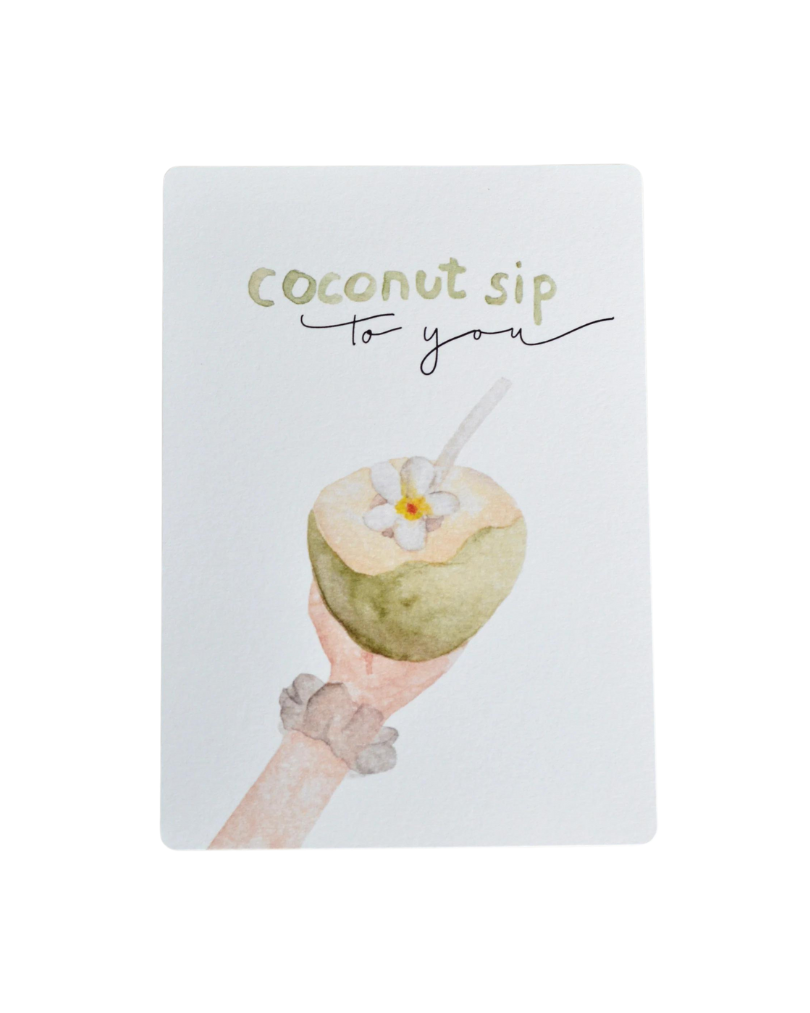 Geburtstagskarte Coconut Sip