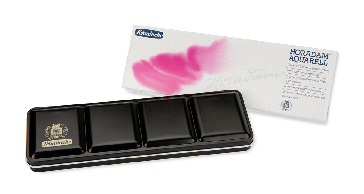 SCHMINCKE HORADAM® Aquarell Metallkasten | 24 x 1/2 Näpfchen