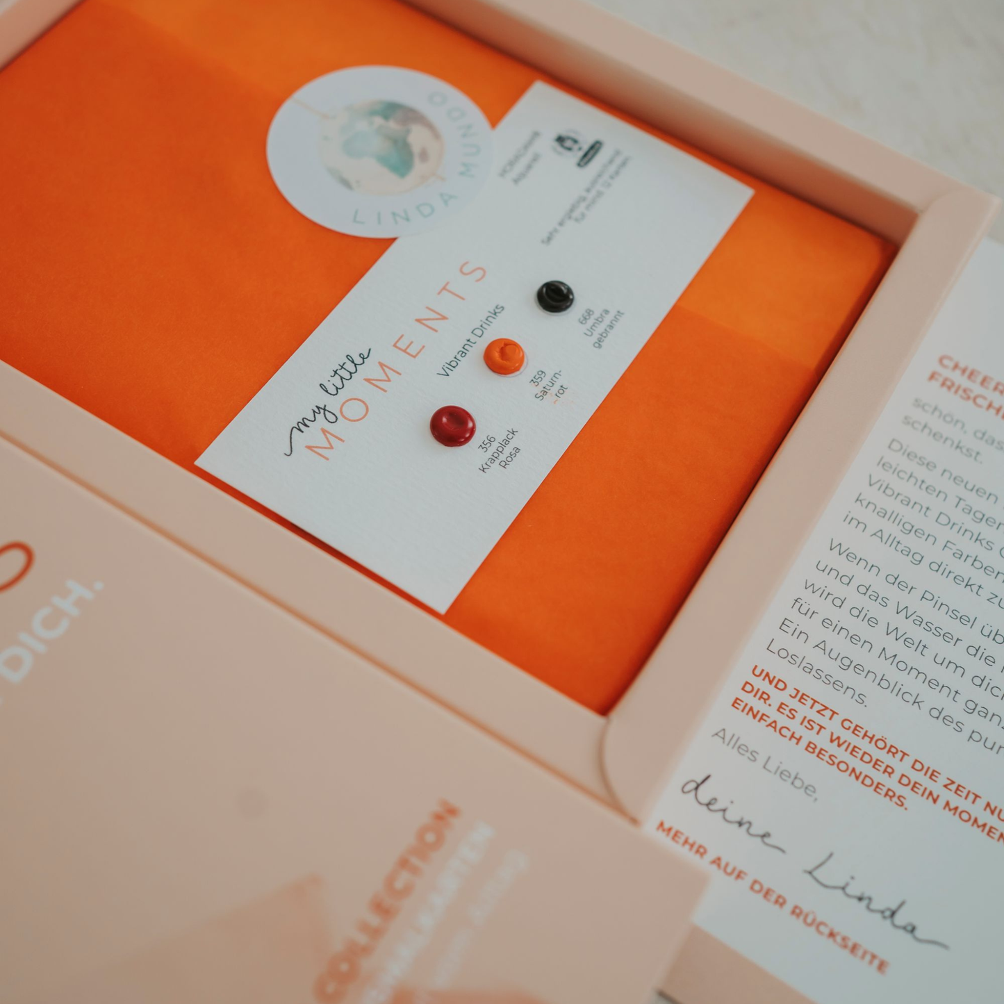 MY LITTLE MOMENTS Refill Drinks Schachtel offen