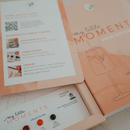 Mylittlemoments auszeit Drinks Motive offene Schachtel