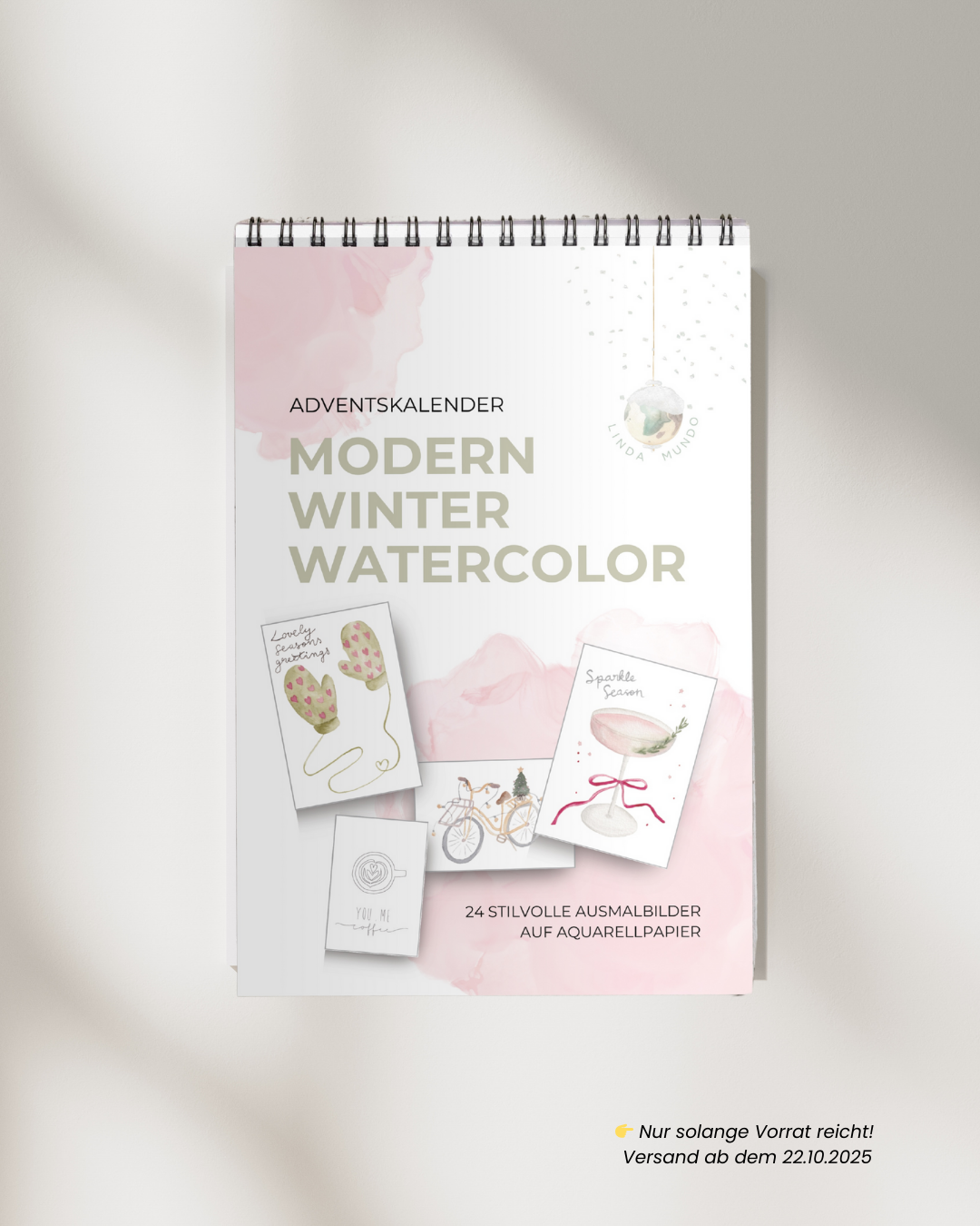 Adventskalender - MODERN WINTER WATERCOLOR *NEU*