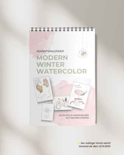 Adventskalender - MODERN WINTER WATERCOLOR *NEU*