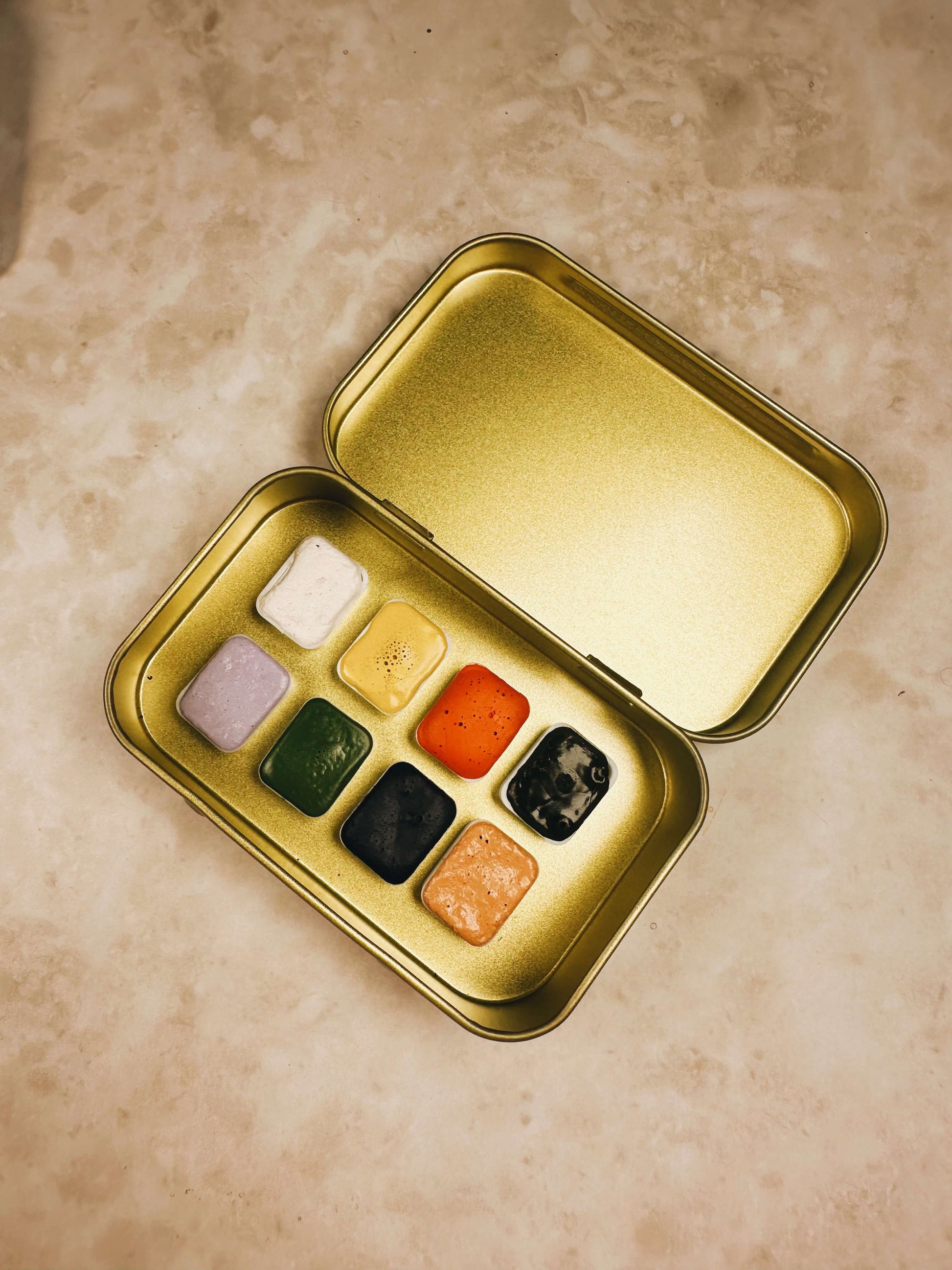 Aquarellkasten gold