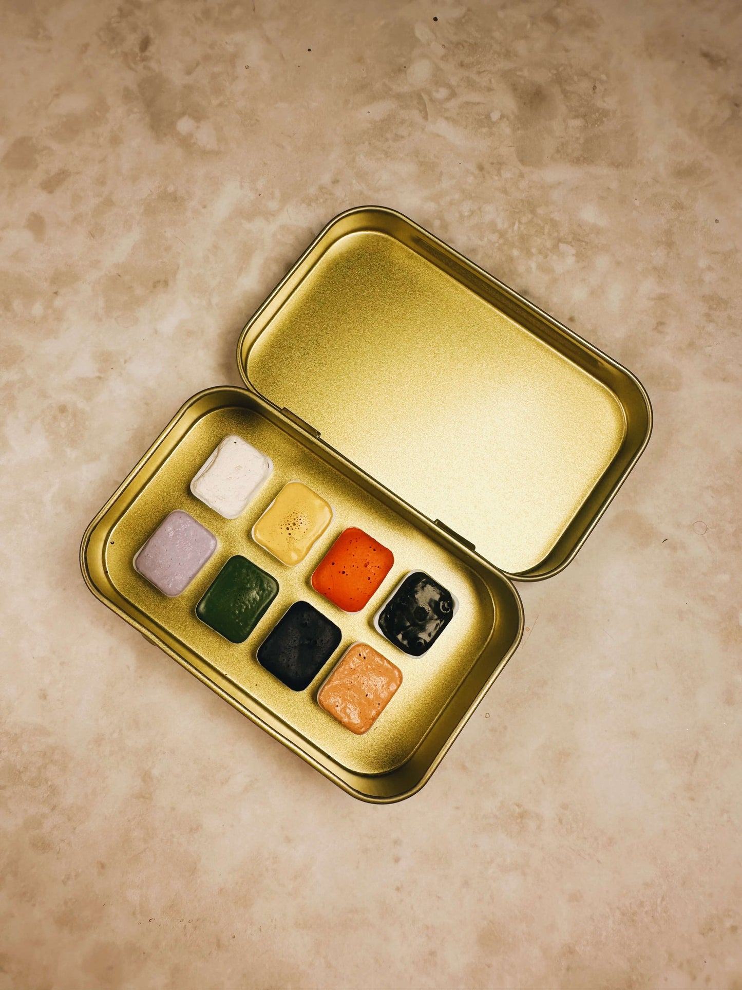 Aquarellkasten gold