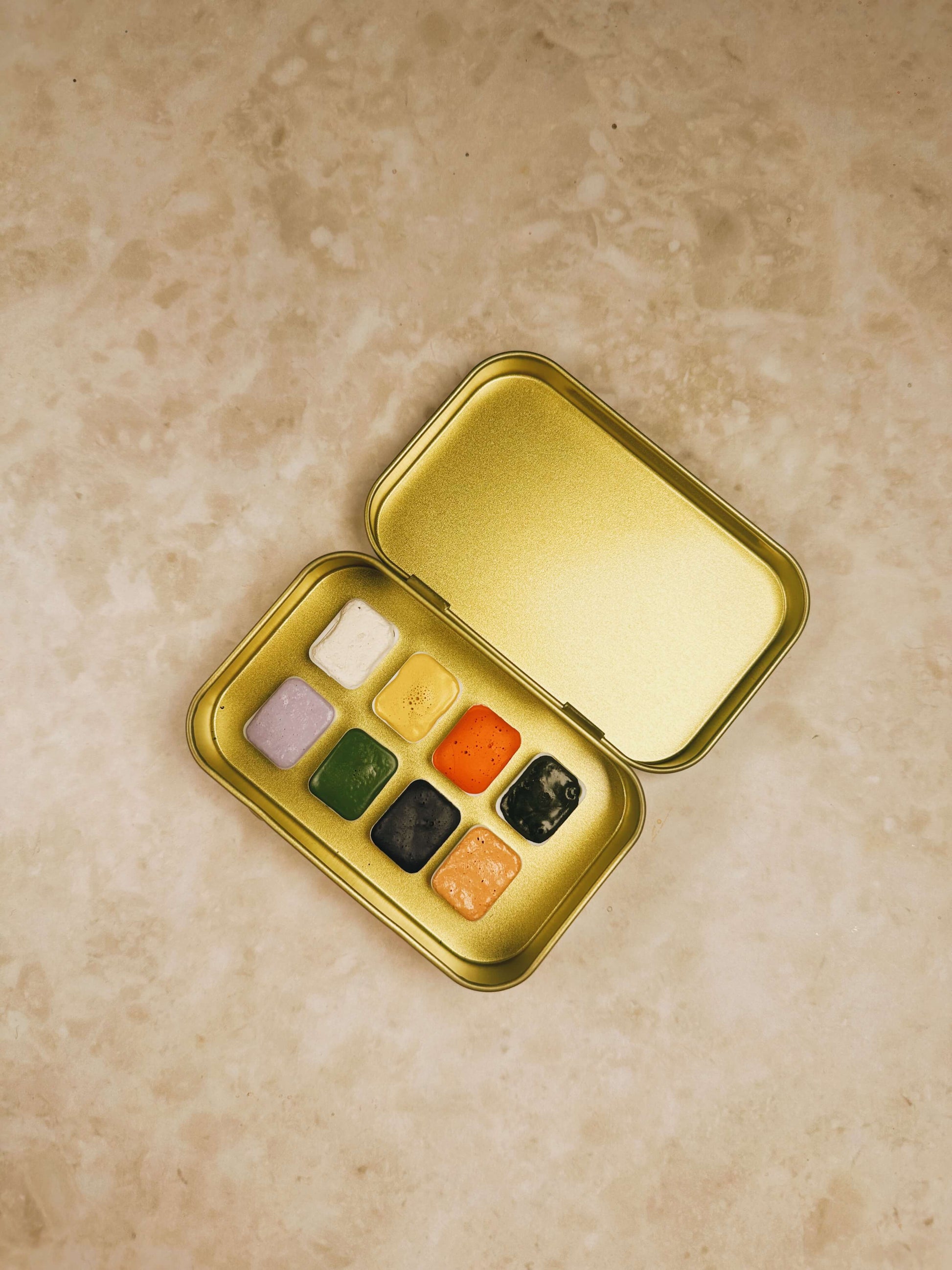 Aquarellkasten gold