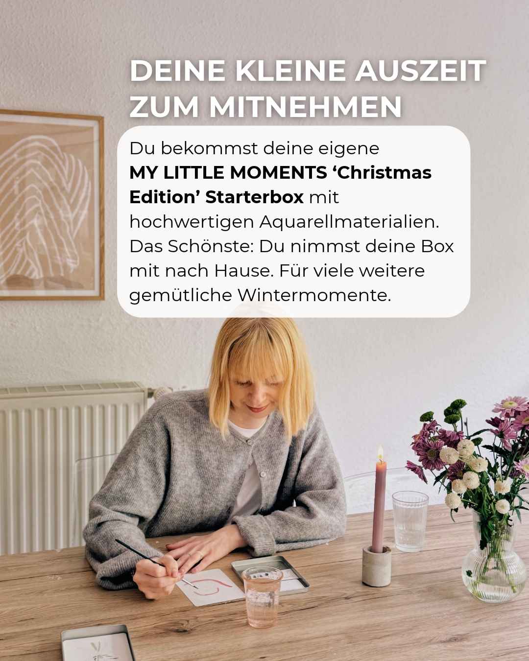 Selfcare Christmas Afterwork | Christmas Cards & Cozy Moments