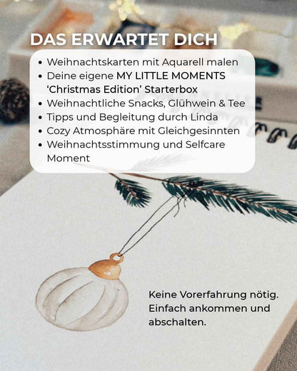 Selfcare Christmas Afterwork | Christmas Cards & Cozy Moments