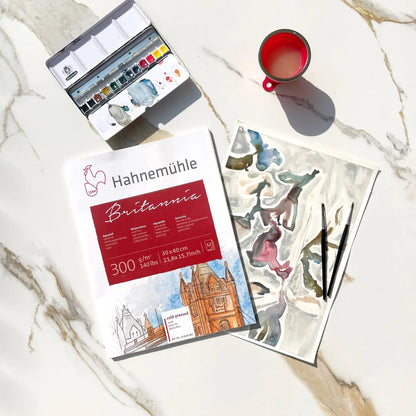 Hahnemühle Britannia matt | Aquarellblock 300 g/m²