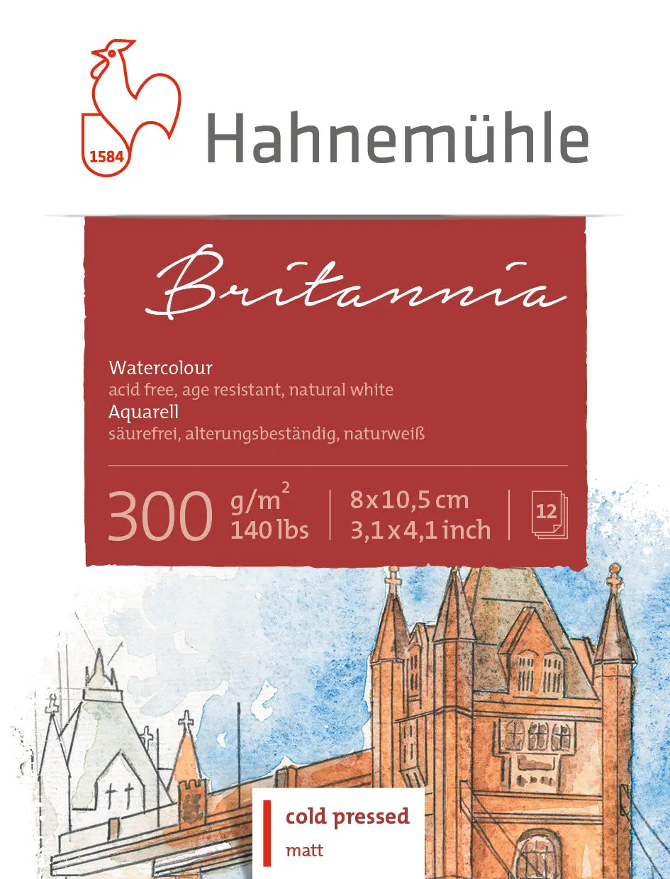 Hahnemühle Britannia matt | Aquarellblock 300 g/m²