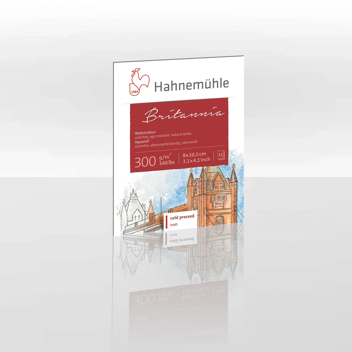 Hahnemühle Britannia matt | Aquarellblock 300 g/m²