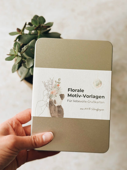 Florale Motiv-Vorlagen Box