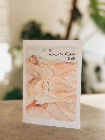 Karte hochzeit adventures