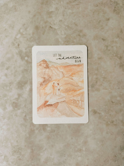 Karte hochzeit adventures