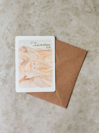 Karte hochzeit adventures