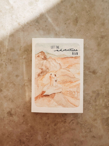 Karte hochzeit adventures