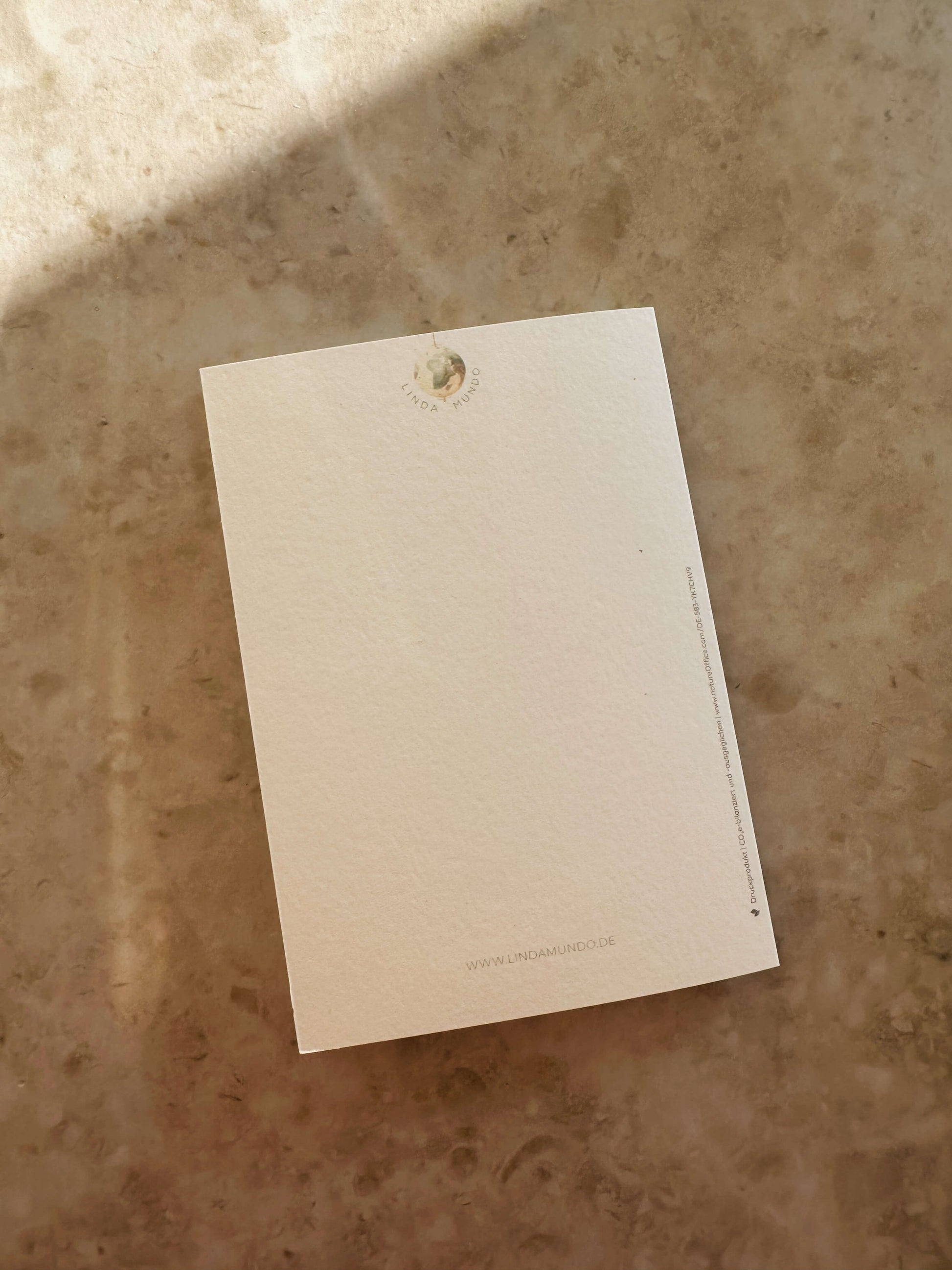 Karte hochzeit adventures Rückseite