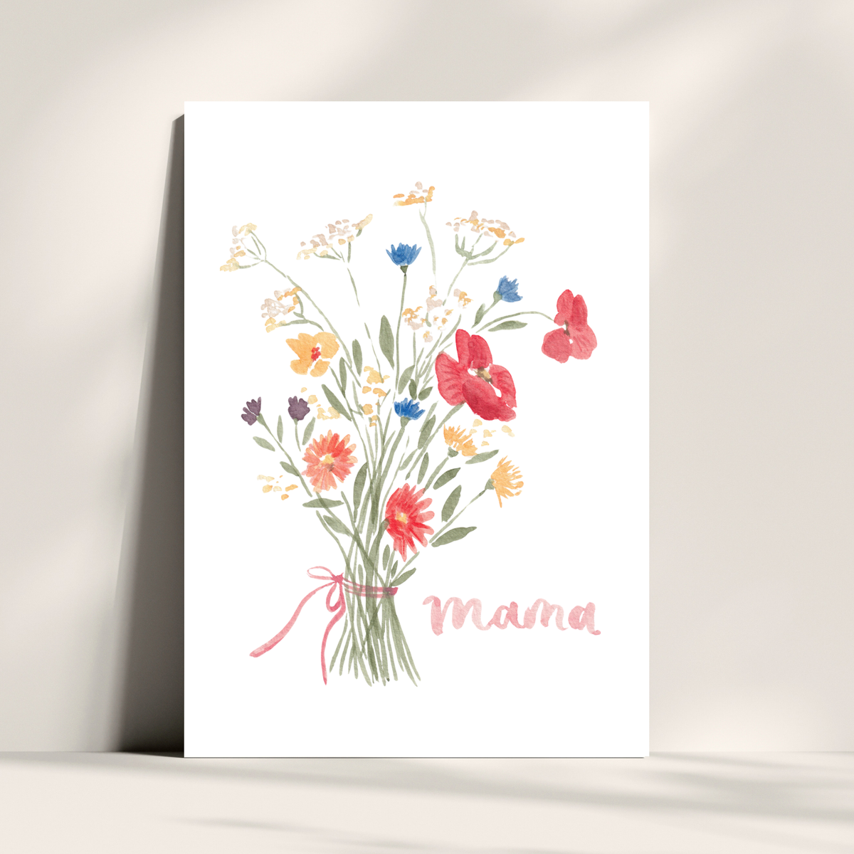 Wildblumen Strauß Mama