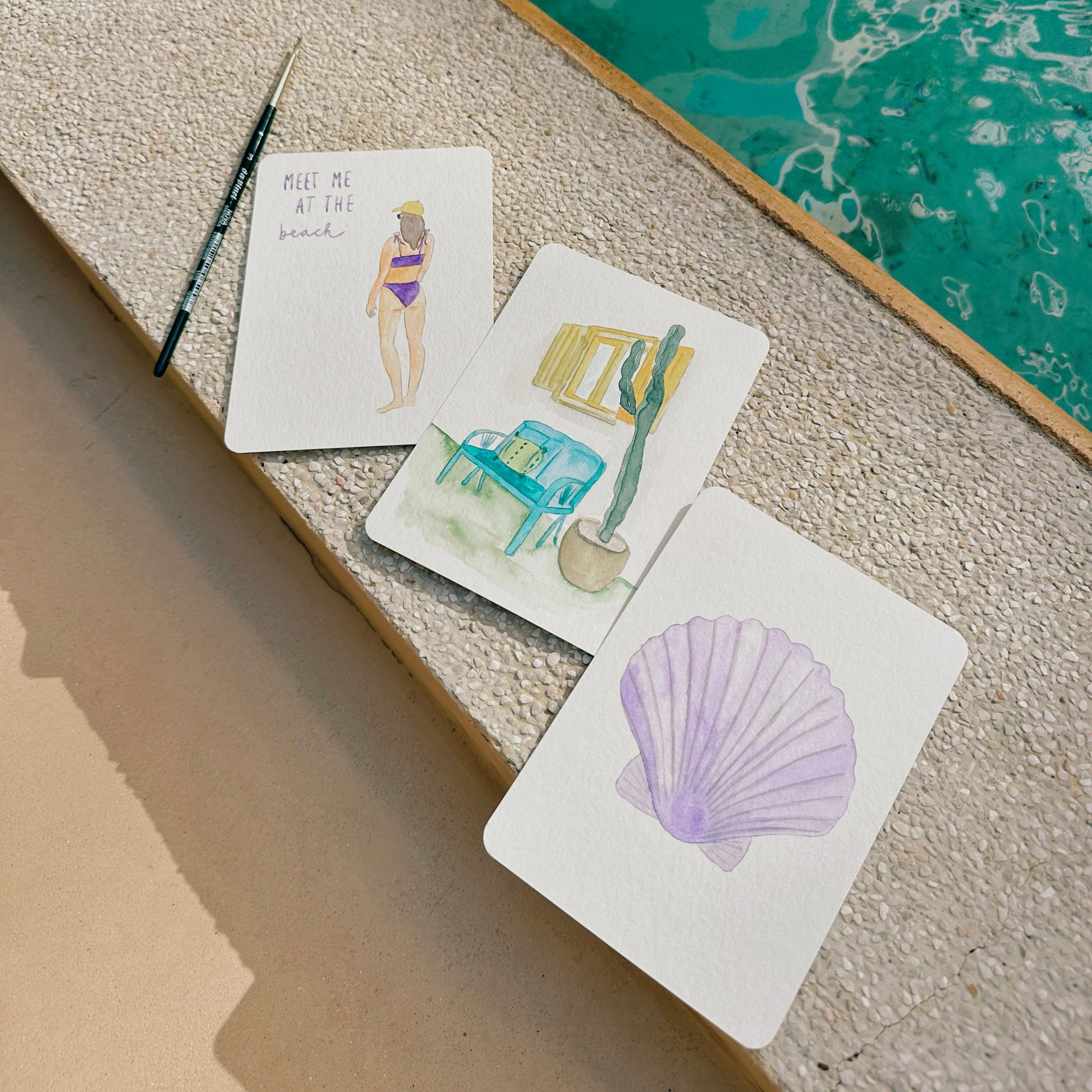 Mylittlemoments Refill Summer Dream ausgemalte karten