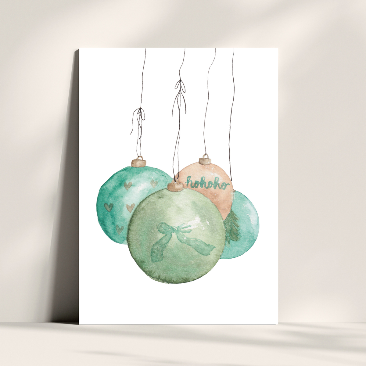 Christbaumkugeln grün