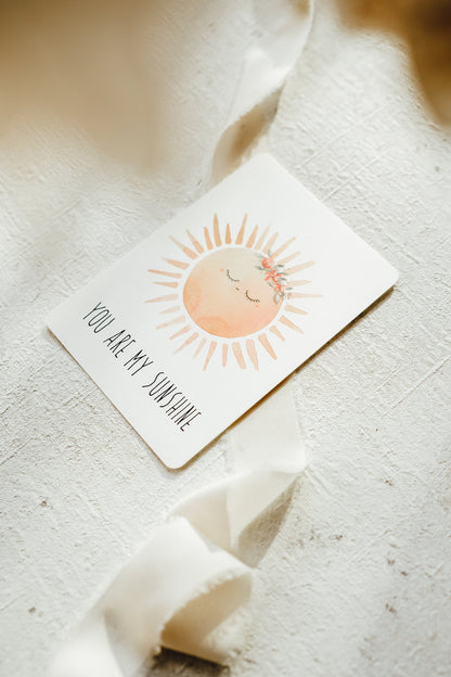 Postkarte Sonne You are my sunshine