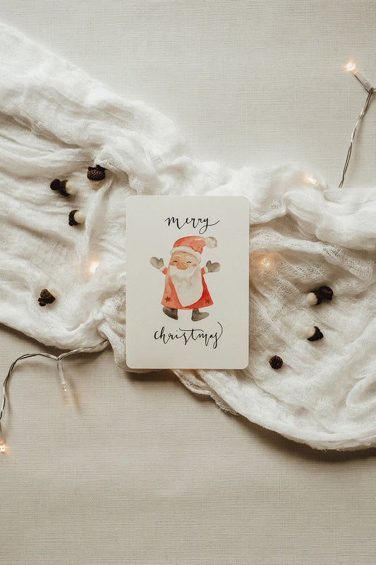 Weihnachtskarte Santa Weihnachtsmann
