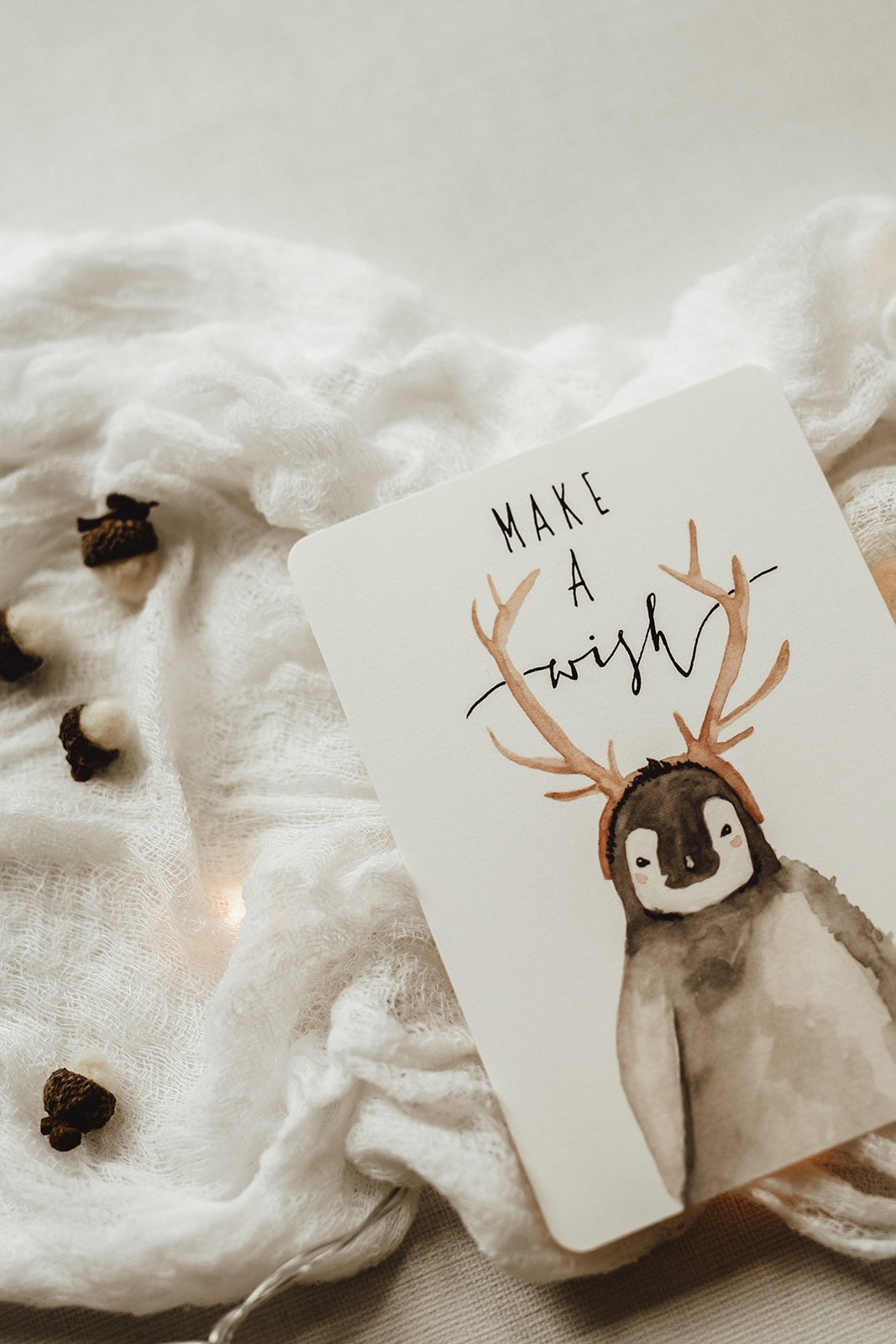 Clintons Weihnachtskarte - "For A Special Sister" Mit Pinguin Im Iglu